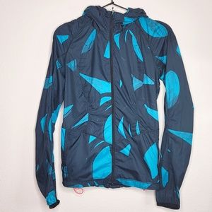 Lululemon Blue Windbreaker w/ Hidden Hood